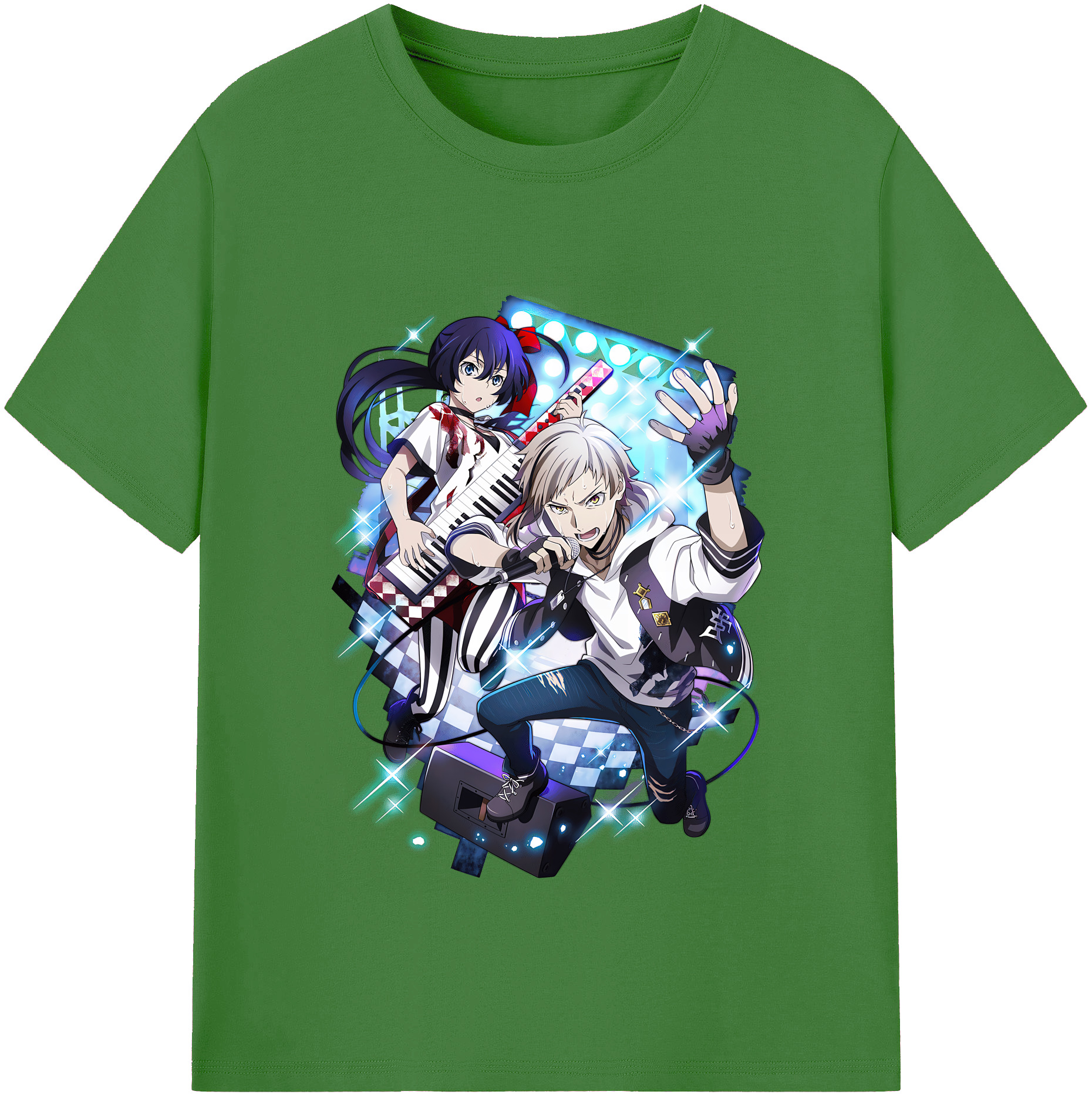 （画像用） 文豪ストレイドッグス Bungo Stray Dogs レディースカジュアルプリントTシャツ（綿100％）